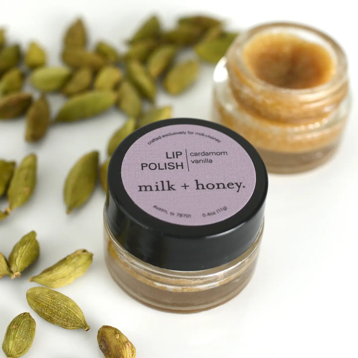 Milk + Honey Lip Polish Nº 40: Vanilla, Cardamom-Milk + Honey-Thistle Hill