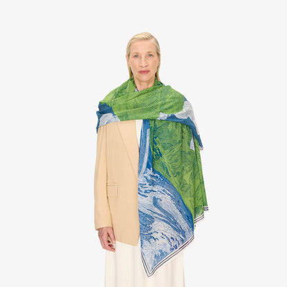 Inoui Editions Scarf 100 Balthazar Blue-Inoui Editions-Thistle Hill