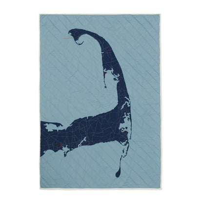 Cape Cod Quilt Steel Blue & Navy-Haptic Lab-Thistle Hill