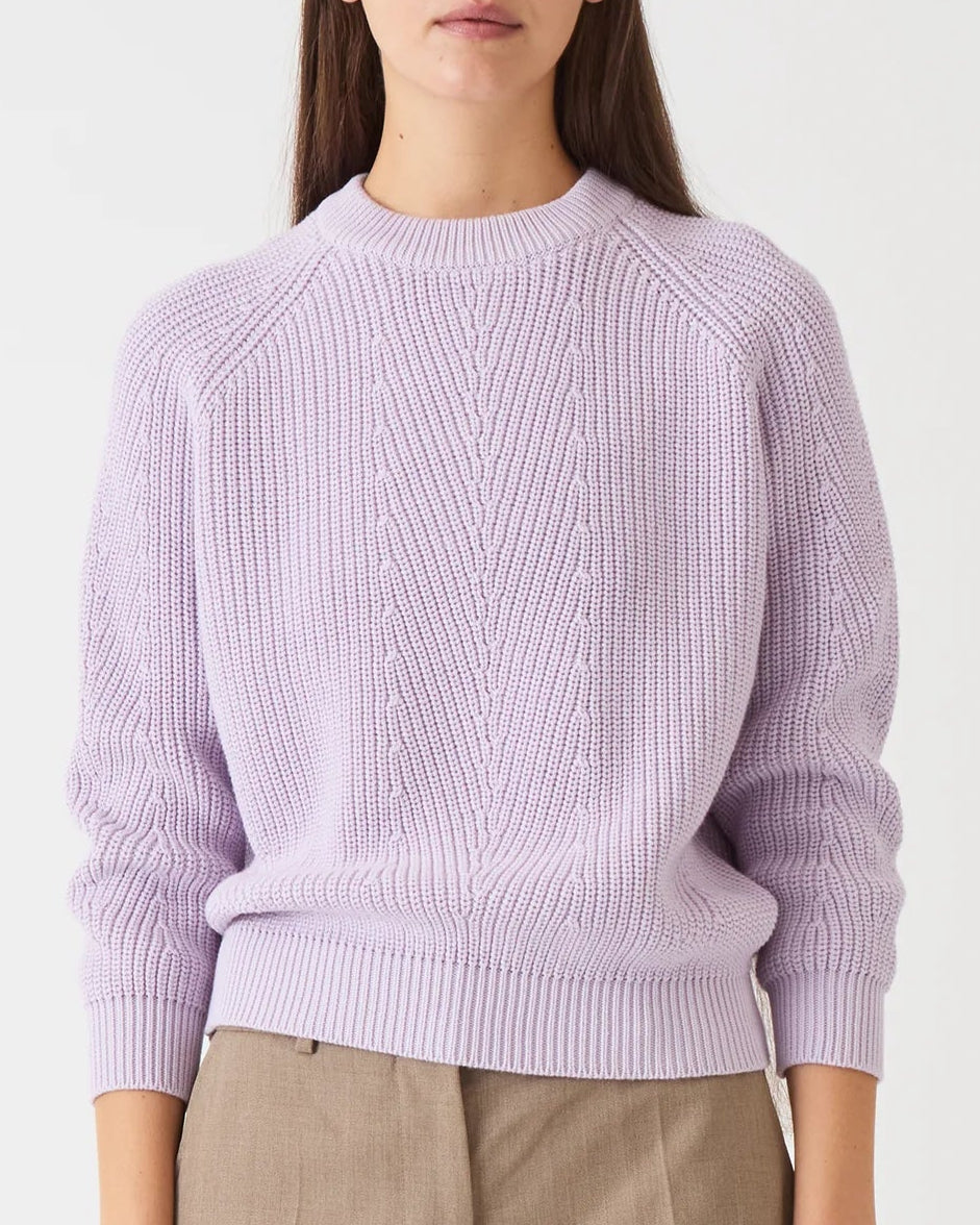 Demylee Chelsea Organic Cotton Sweater Pale Lilac-Demylee-Thistle Hill