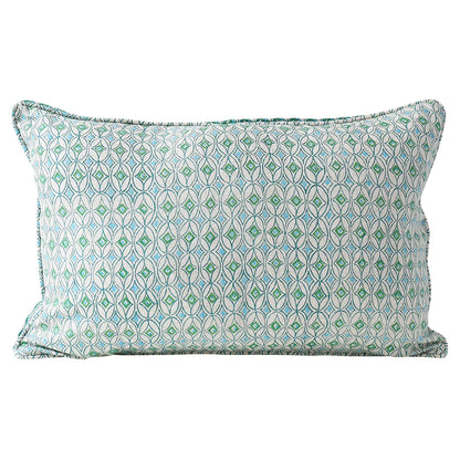 Walter G Condesa Emerald linen cushion