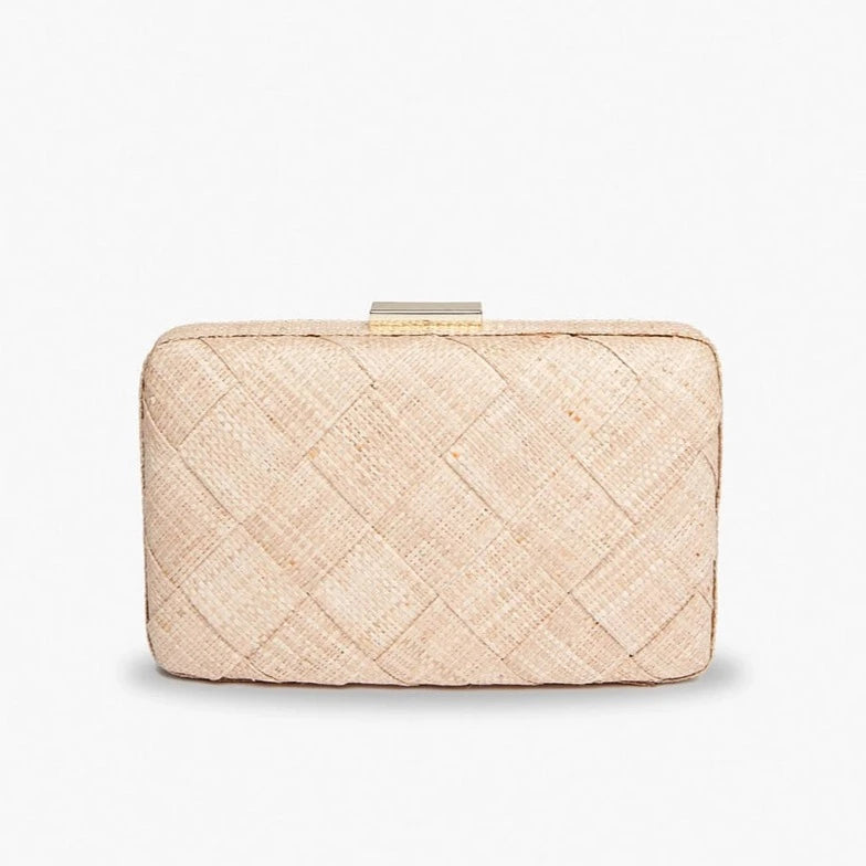 Cosette Woven Straw Clutch-Thistle Hill-Thistle Hill