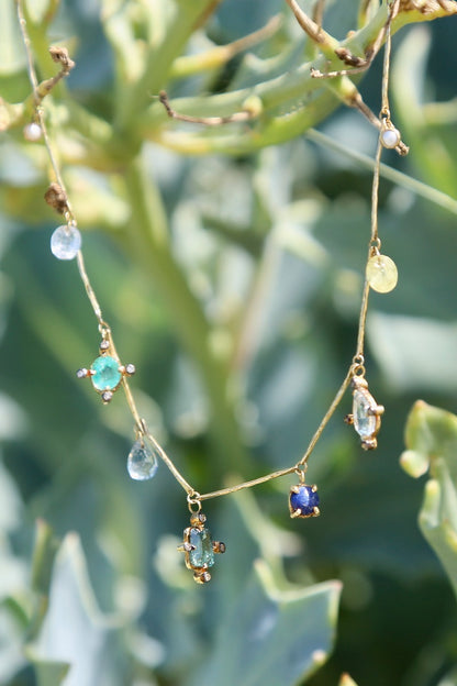 5 Octobre Angie Blue Necklace-5 Octobre-Thistle Hill