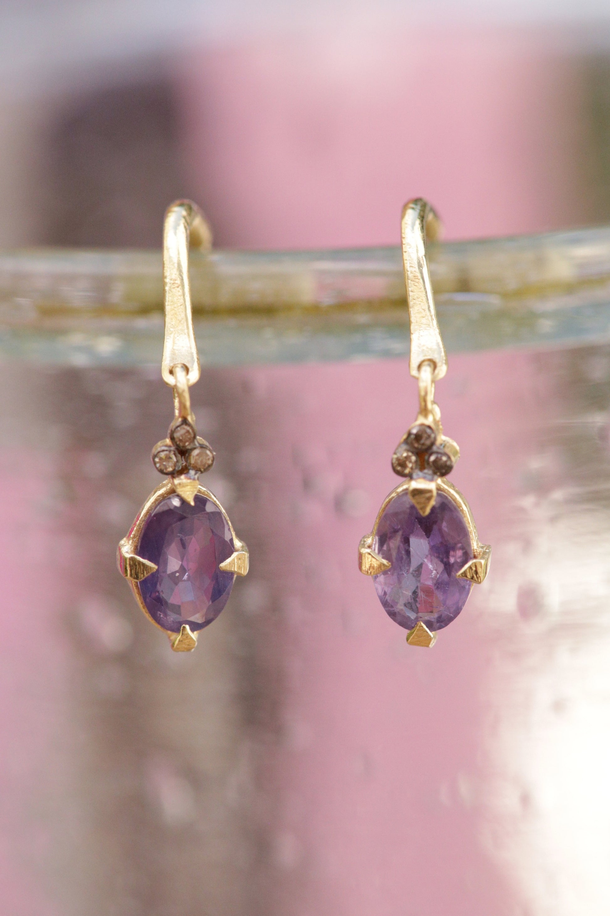 5 Octobre 67J Violet 2 Earrings-5 Octobre-Thistle Hill