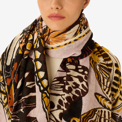 Inoui Editions Scarf 100 Papillions Nude-Inoui Editions-Thistle Hill