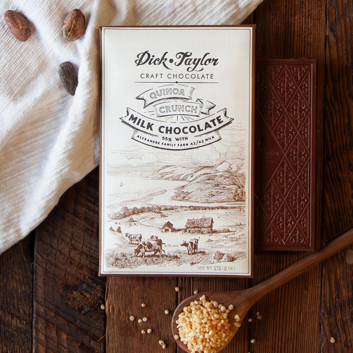Dick Taylor Quinoa Crunch Milk Chocolate-Dick Taylor-Thistle Hill
