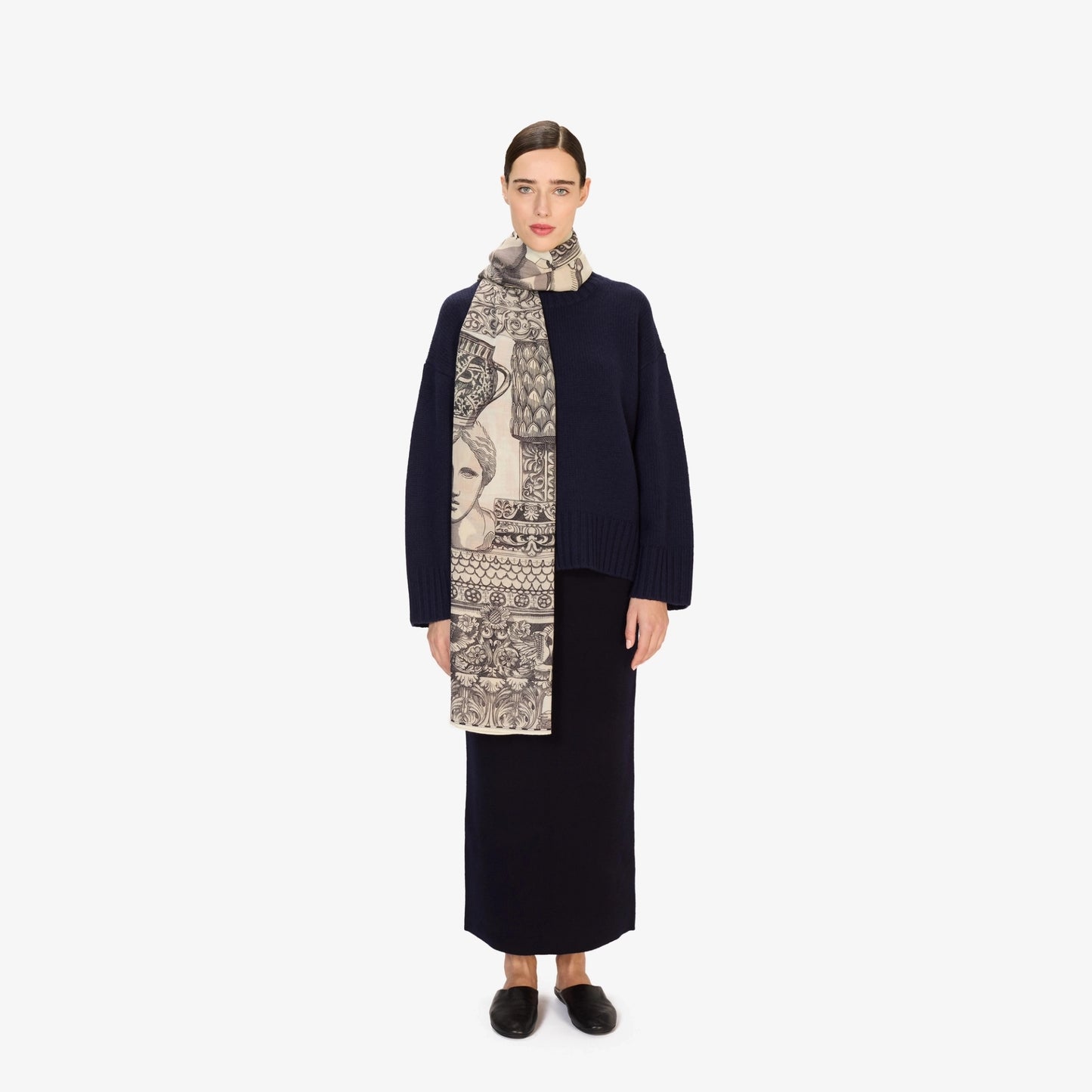 Inoui Editions Scarf 80 Archives White-Inoui Editions-Thistle Hill