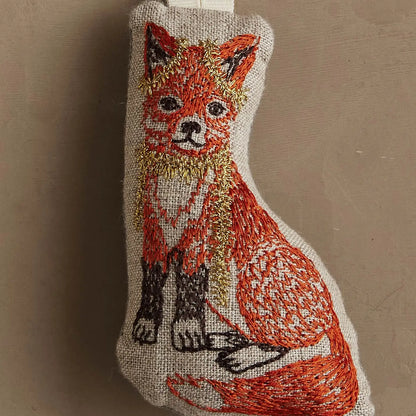 Coral & Tusk Fox Tree Trimmer Ornament-Coral & Tusk-Thistle Hill