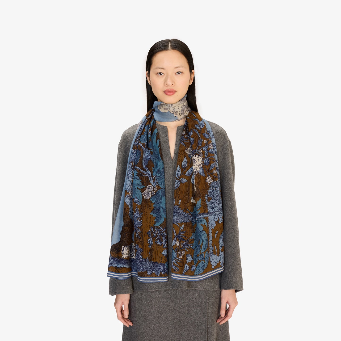 Inoui Editions Scarf 70 Histoire Blue-Inoui Editions-Thistle Hill