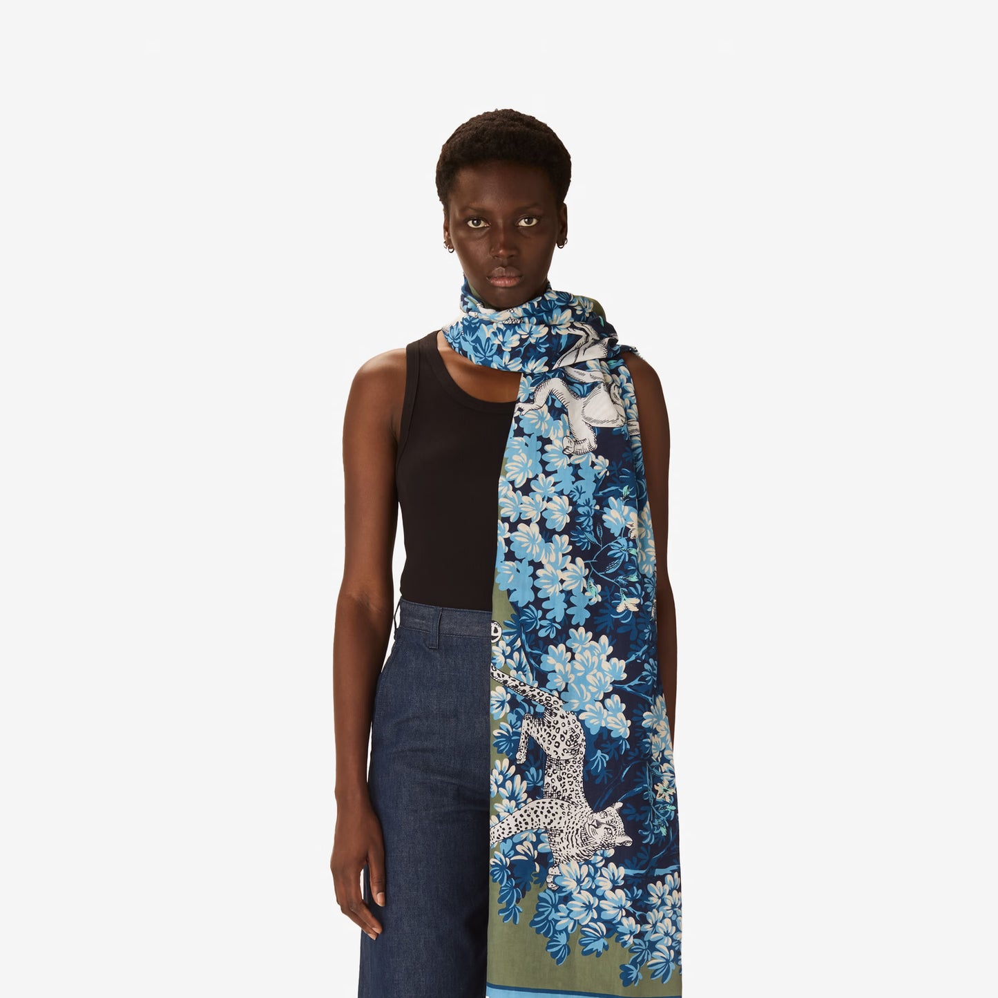 Inoui Editions Scarf 100 Bestaire Khaki-Inoui Editions-Thistle Hill