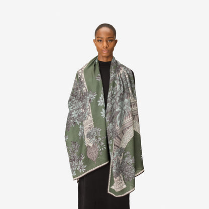 Inoui Editions Scarf 80 1889 Khaki-Inoui Editions-Thistle Hill
