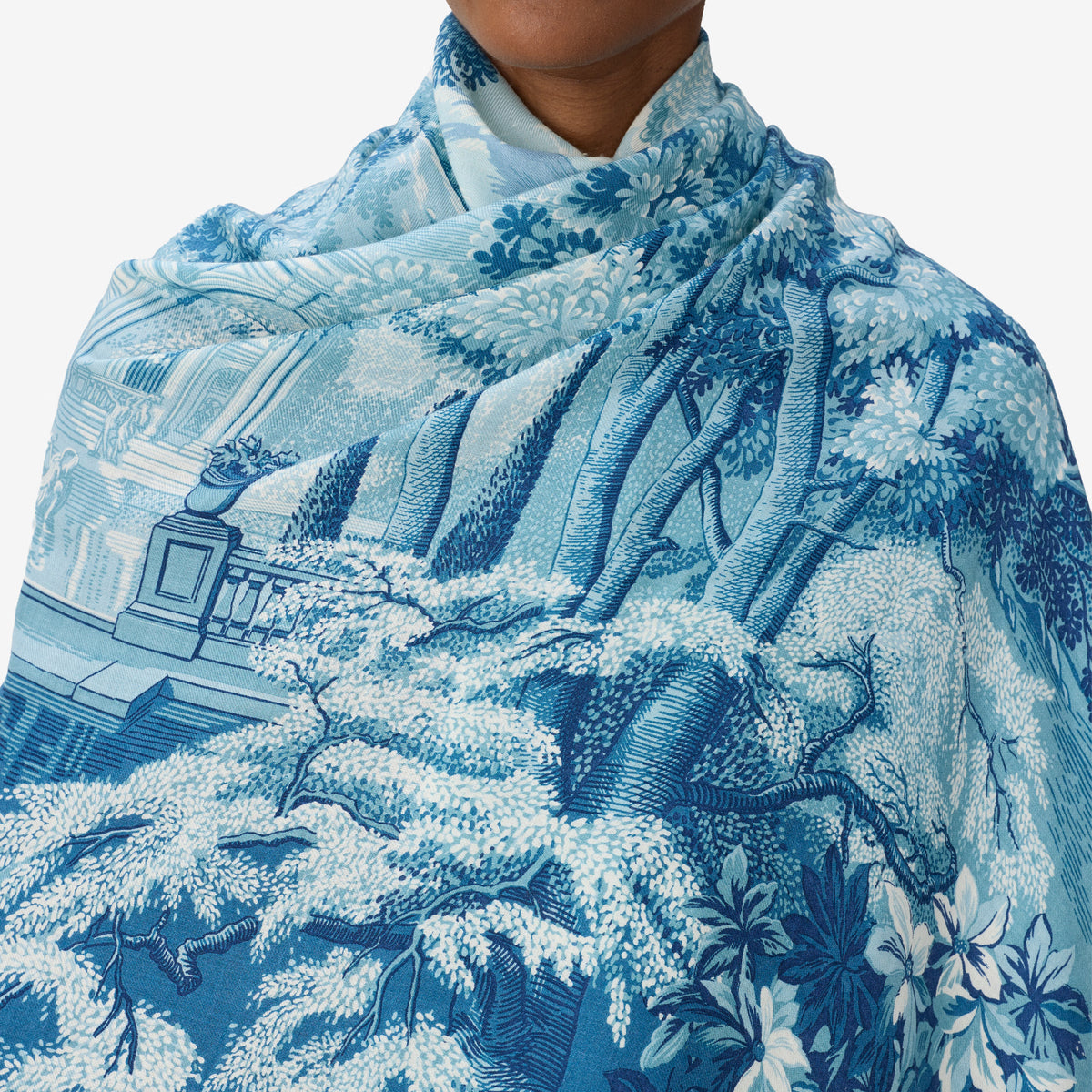 Inoui Editions Scarf 100 Come Duck Blue Scarf-Inoui Editions-Thistle Hill