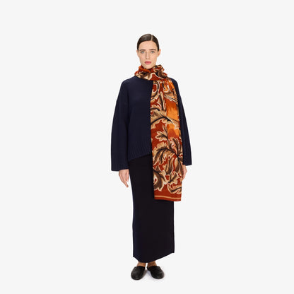 Inoui Editions Scarf 100 Leonard Orange-Inoui Editions-Thistle Hill