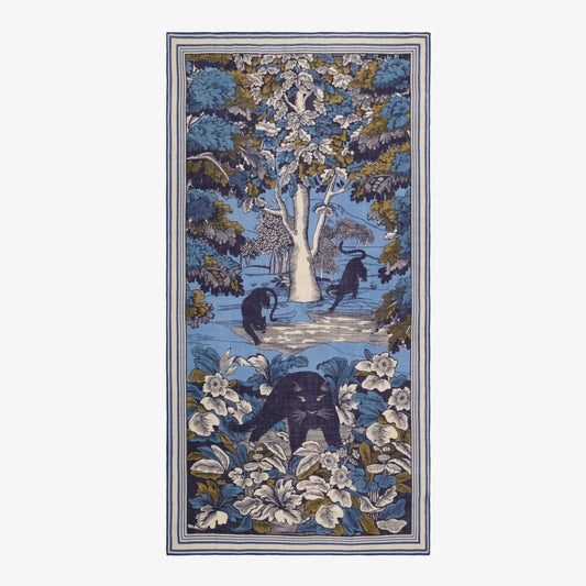 Inoui Editions Scarf 100 Panthere Blue-Inoui Editions-Thistle Hill