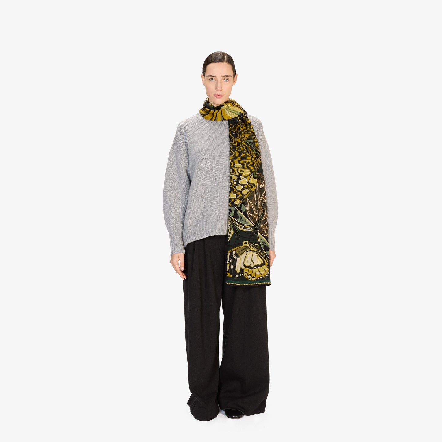 Inoui Editions Scarf 70 Papillons Emerald-Inoui Editions-Thistle Hill