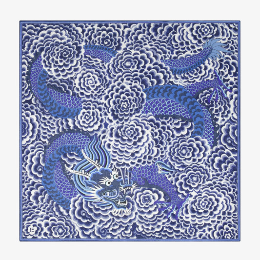 Inoui Editions Square 130 Cotton Dragon Blue-Inoui Editions-Thistle Hill