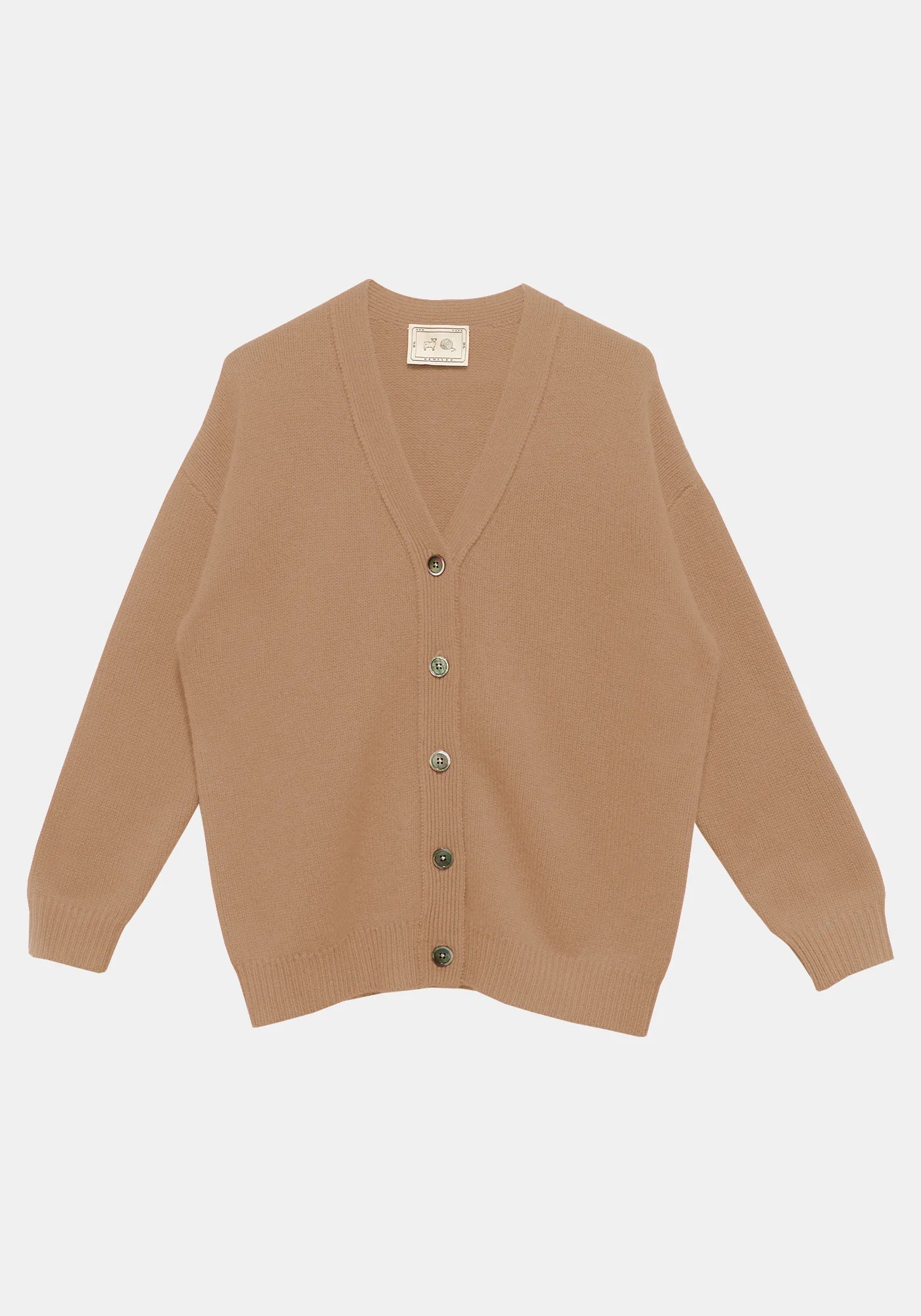 Demylee Elirch Cashmere Cardigan Camel-Demylee-Thistle Hill