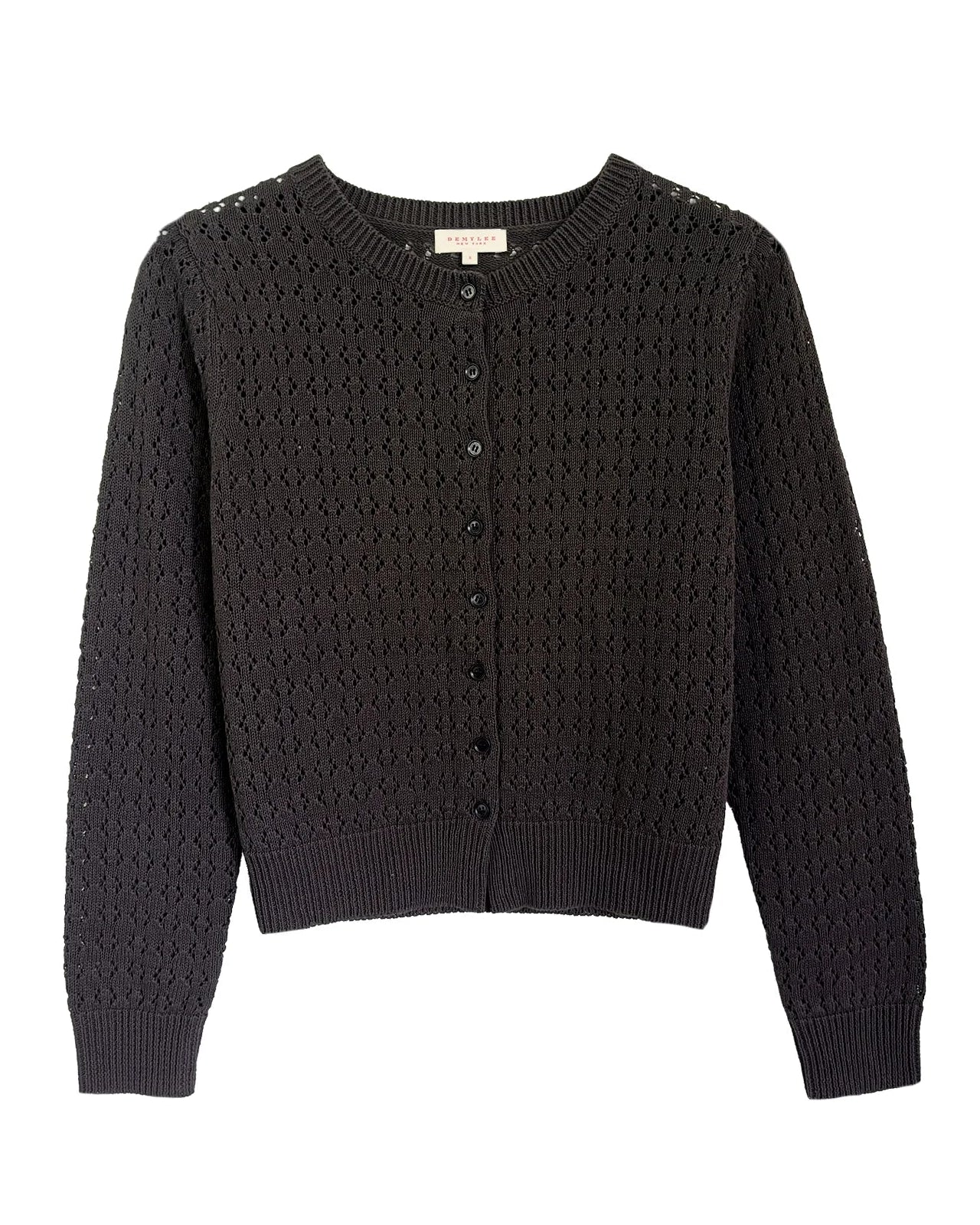 Demylee Crochet Cotton Linen Cardigan Shadow-Demylee-Thistle Hill