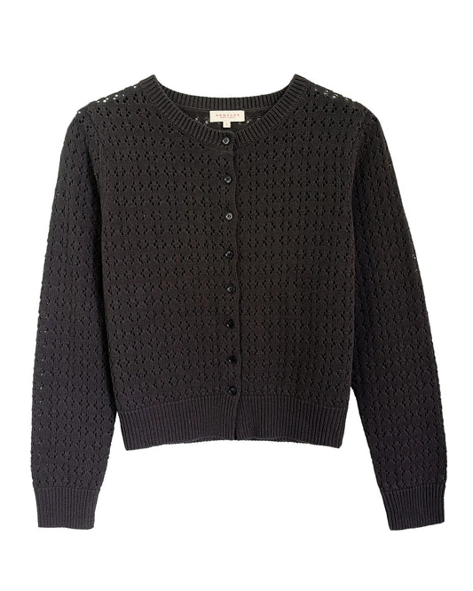 Demylee Crochet Cotton Linen Cardigan Shadow-Demylee-Thistle Hill