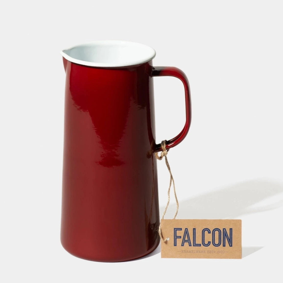 Falcon Enamelware 3 Pint Pitcher Burgundy-Falcon Enamelware-Thistle Hill