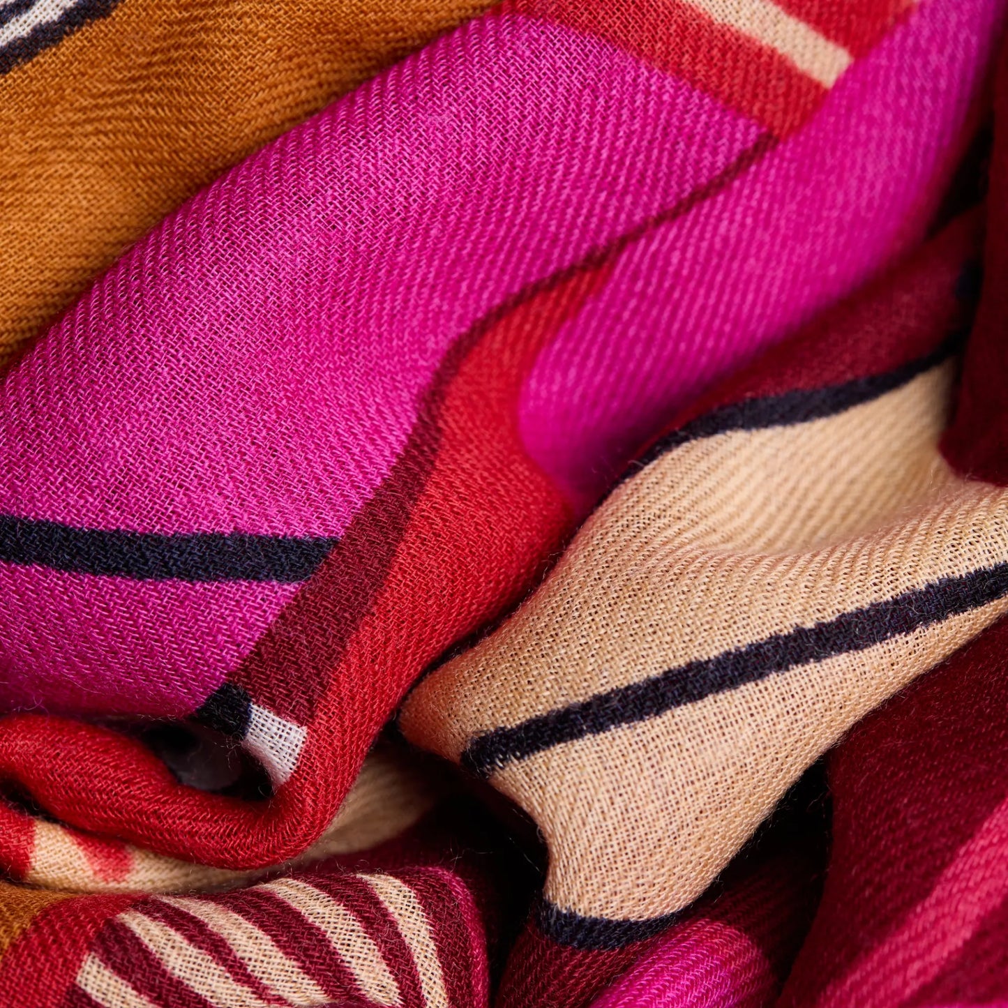 Inoui Editions Scarf 100 Tribu Fuchsia-Inoui Editions-Thistle Hill