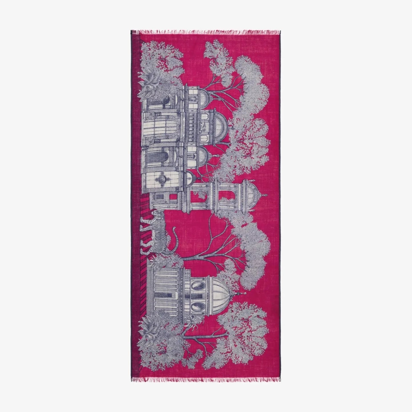 Inoui Editions Scarf 80 Mirage Fuchsia-Inoui Editions-Thistle Hill