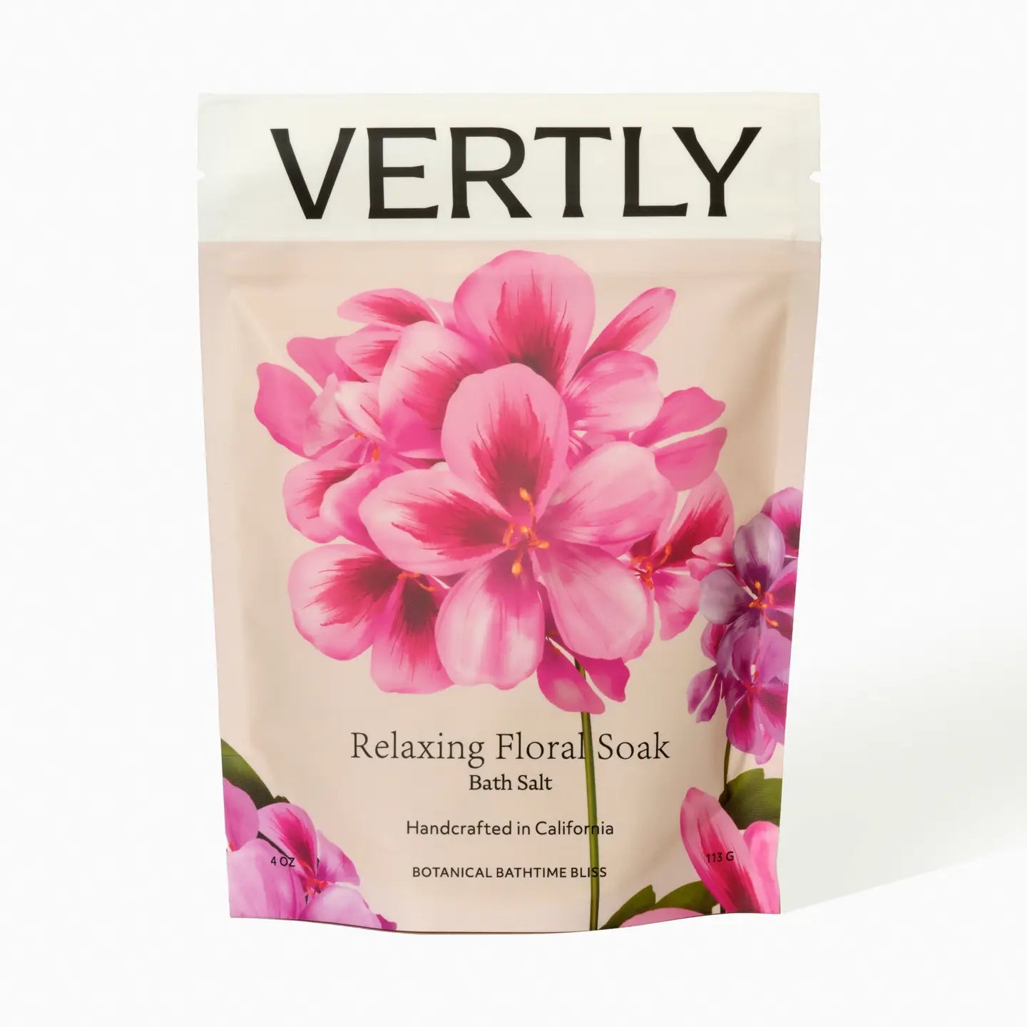 Vertly Relaxing Rose Geranium+ Himalayan Salt Soak-Vertly-Thistle Hill