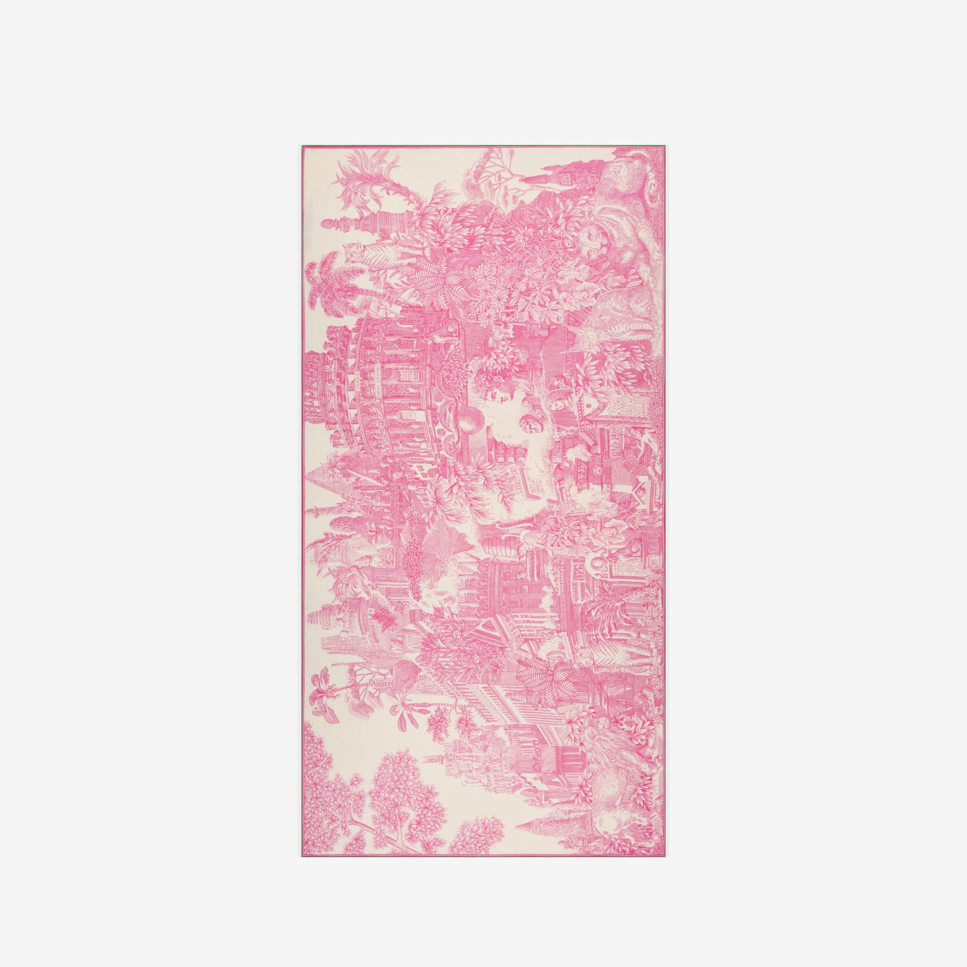 Inoui Editions Scarf 100 Wool Silk Piranesi Pink Scarf-Inoui Editions-Thistle Hill