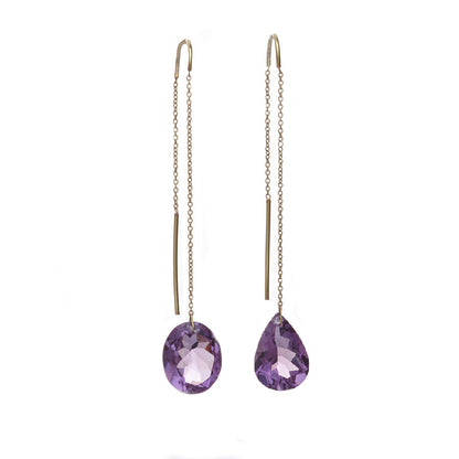 5 Octobre Tena Violet Amethyst Earrings-5 Octobre-Thistle Hill