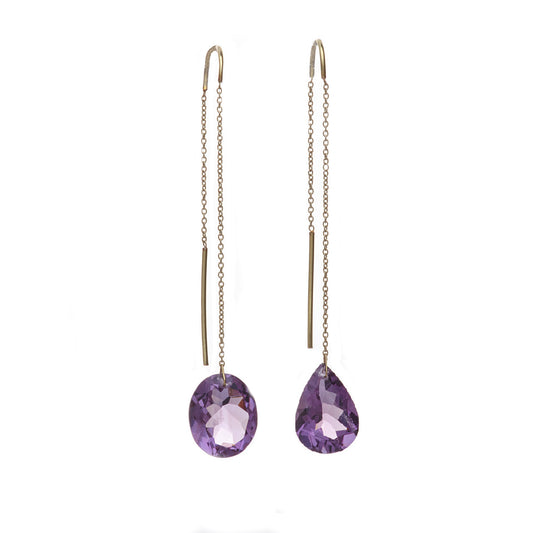 5 Octobre Tena Violet Amethyst Earrings-5 Octobre-Thistle Hill
