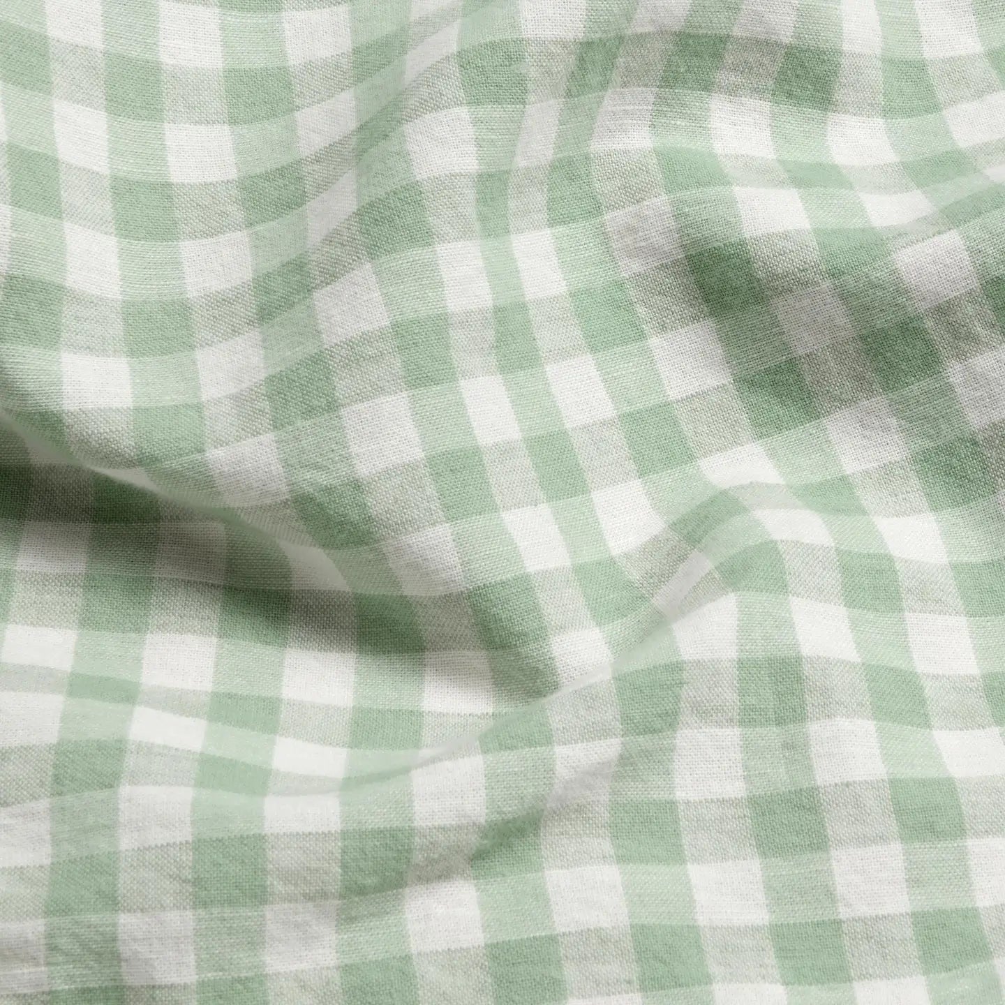 Honey Sage Green Linen Pillowcase (Pair)-Piglet in Bed-Thistle Hill