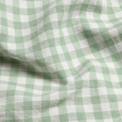 Honey Sage Green Linen Pillowcase (Pair)-Piglet in Bed-Thistle Hill
