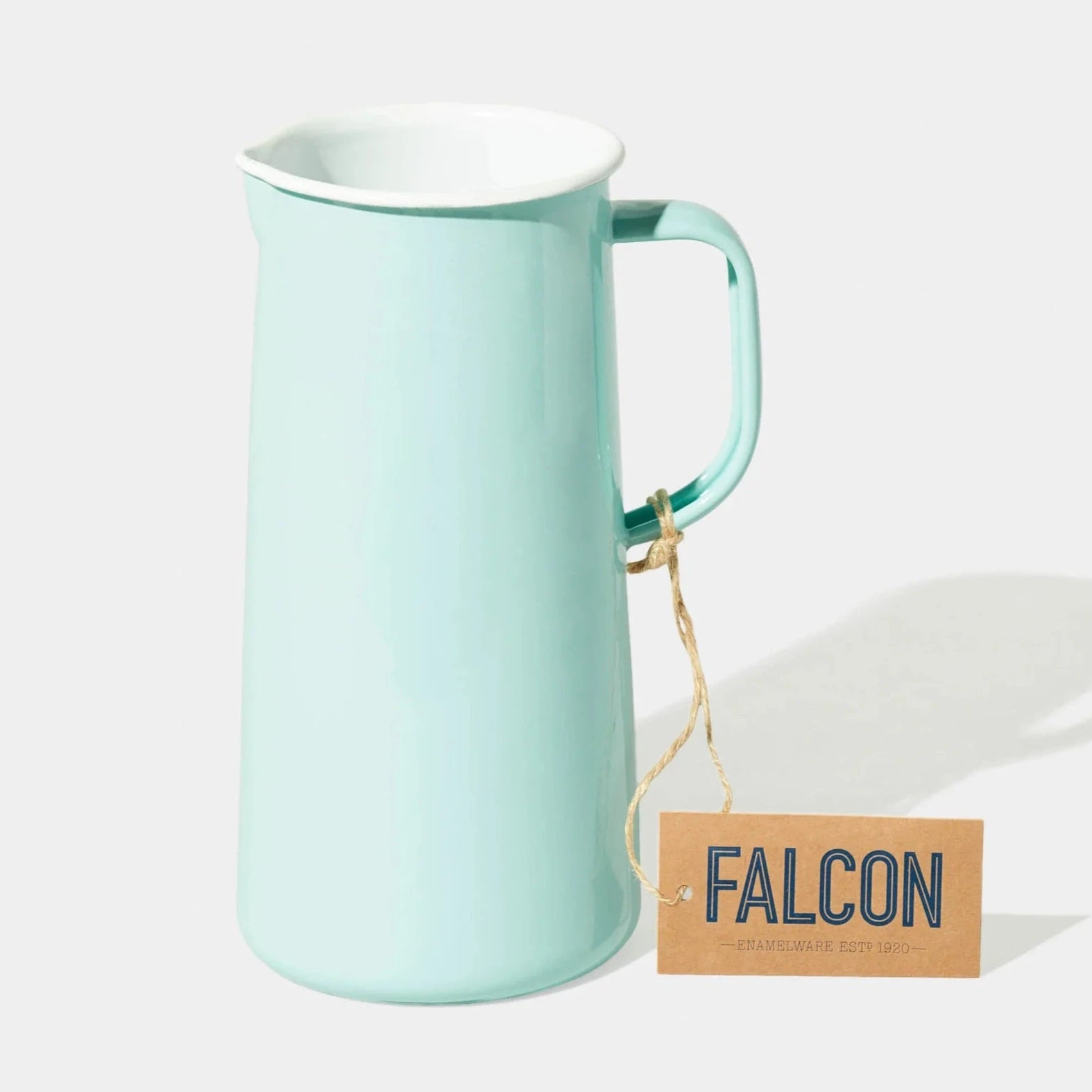 Falcon Enamelware 3 Pint Pitcher Aqua Blue-Falcon Enamelware-Thistle Hill