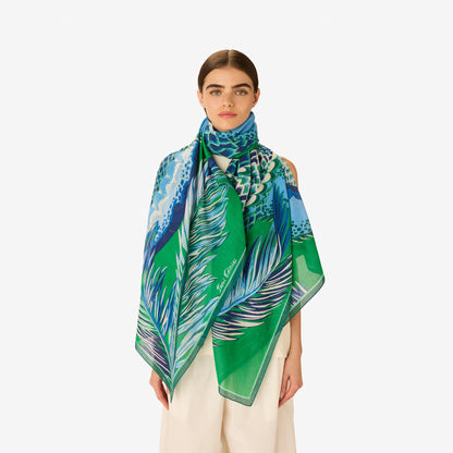 Inoui Editions Scarf 100 Croco Green-Inoui Editions-Thistle Hill