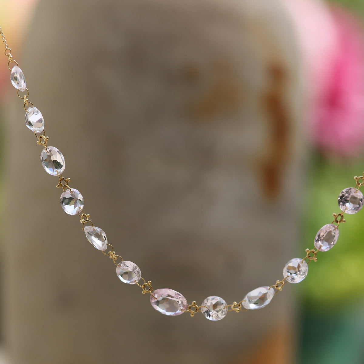 5 Octobre Riv Morganite Necklace-5 Octobre-Thistle Hill