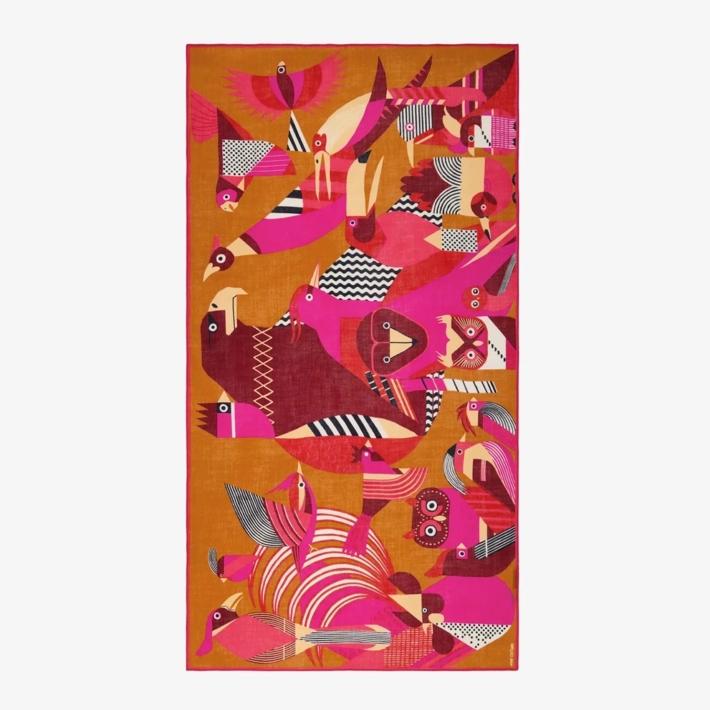 Inoui Editions Scarf 100 Tribu Fuchsia-Inoui Editions-Thistle Hill