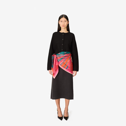 Inoui Editions Square 100 Silk Stromboli Pink Scarf-Inoui Editions-Thistle Hill