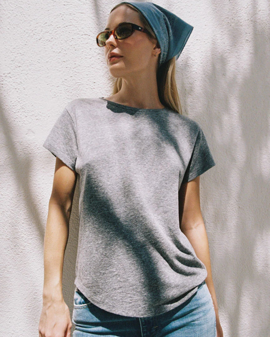 AMO Forever Tee Heather Grey-AMO-Thistle Hill