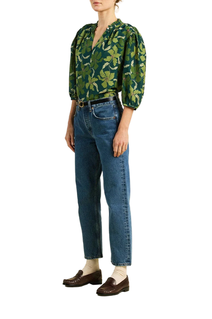 Trovata Orly Blouse Green Canopy-Trovata-Thistle Hill