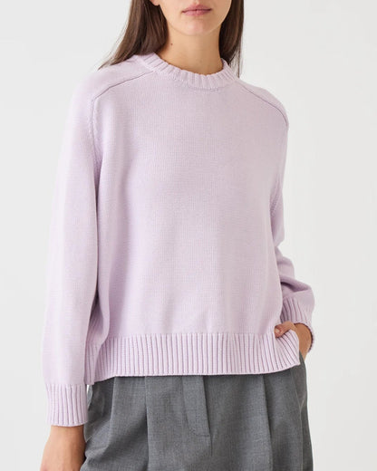 Demylee Haruhi Cotton Sweater Pale Lilac-Demylee-Thistle Hill