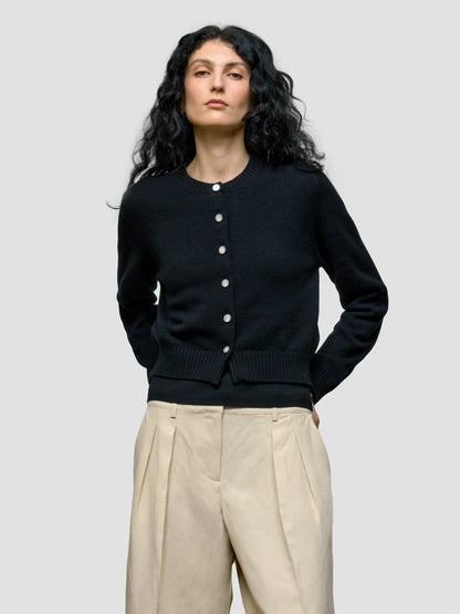 Begg x Co Hepburn Cardigan Black-Begg x Co-Thistle Hill