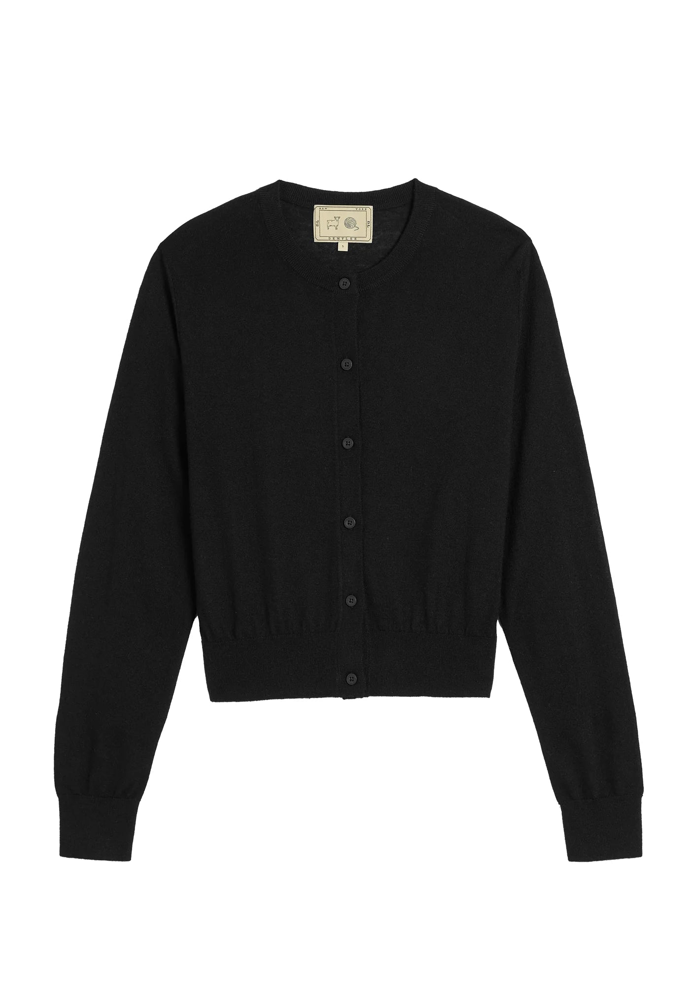 Demylee Inez Superfine Cashmere Cardigan Black-Demylee-Thistle Hill