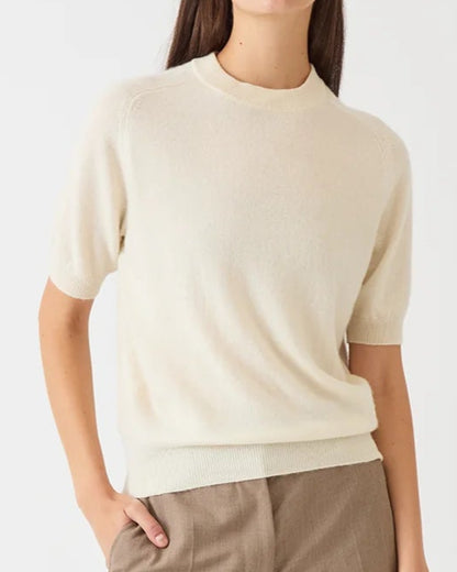 Demylee Irelia Cashmere Top Ivory-Demylee-Thistle Hill