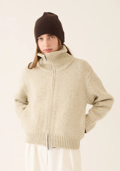 Demylee Irene Confetti Wool Alpaca Cardigan Paper-Demylee-Thistle Hill