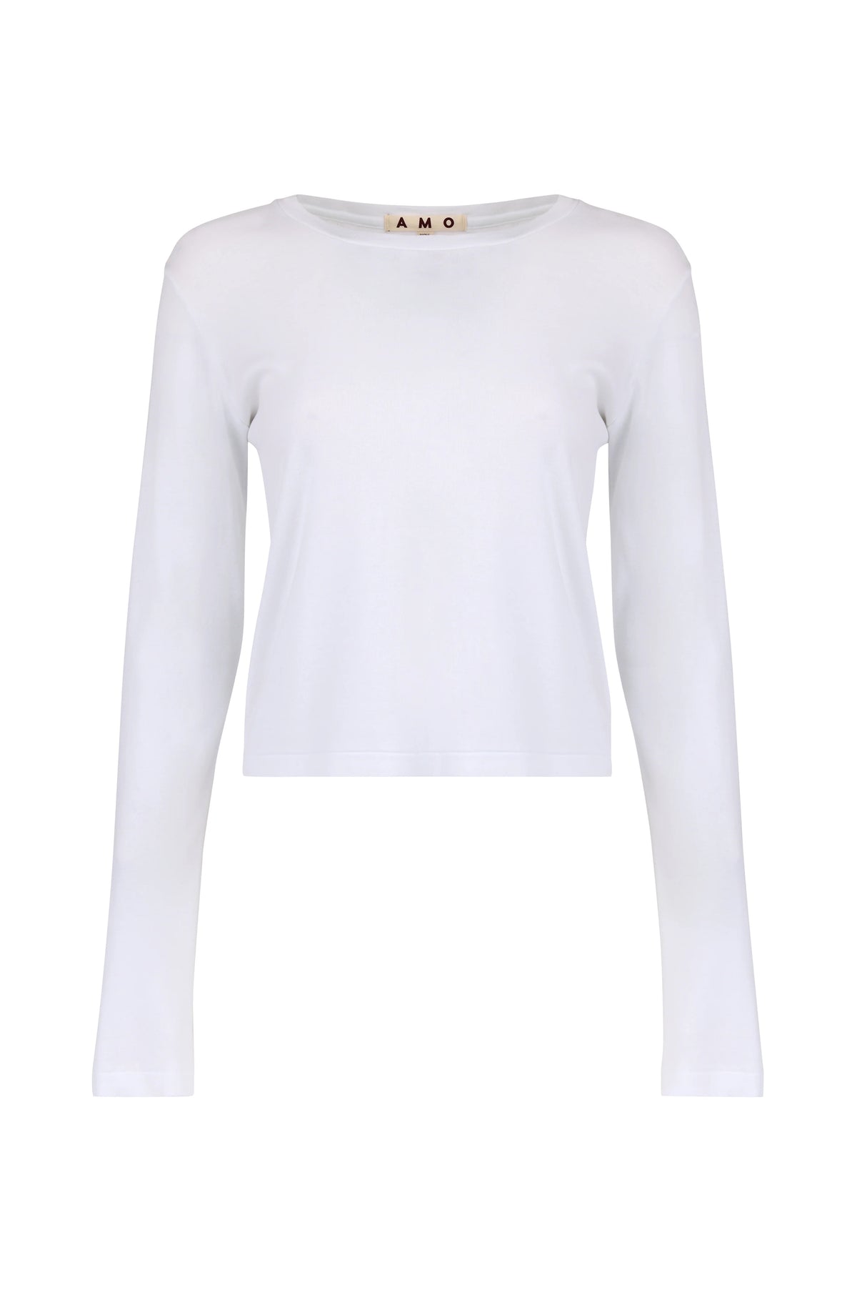 AMO Jade Long Sleeve Tee White-AMO-Thistle Hill