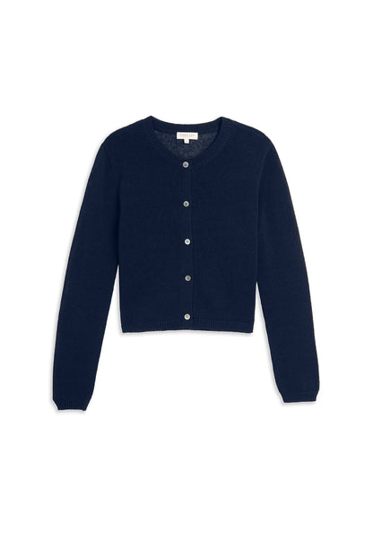 Demylee Josie Cotton Linen Cardigan Navy-Demylee-Thistle Hill