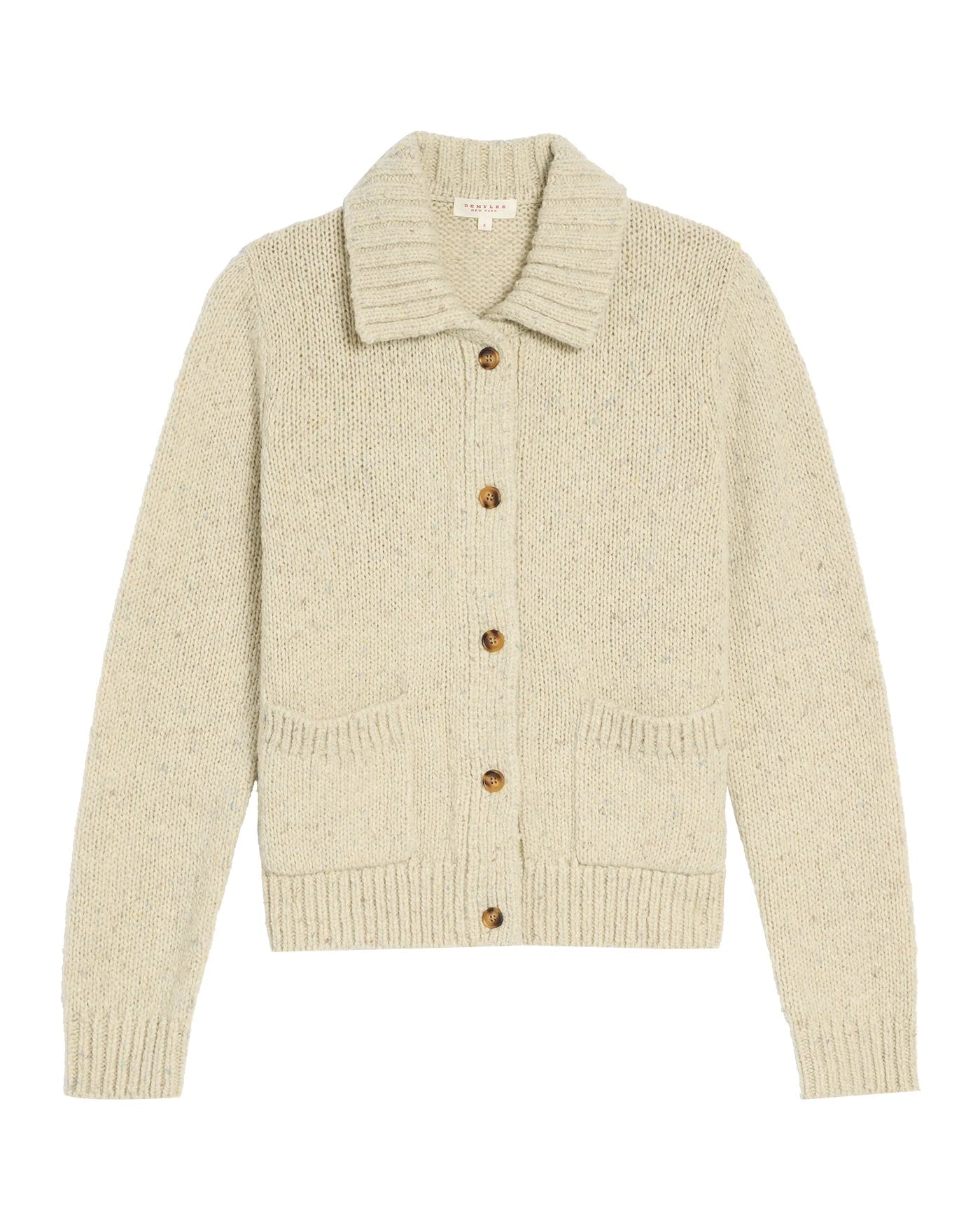 Demylee Julien Confetti Wool Alpaca Cardigan Paper-Demylee-Thistle Hill