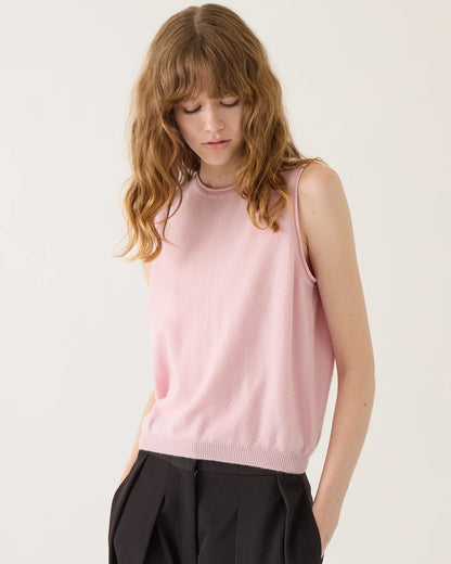 Demylee Kaileigh Cashmere Top Peony Pink-Demylee-Thistle Hill