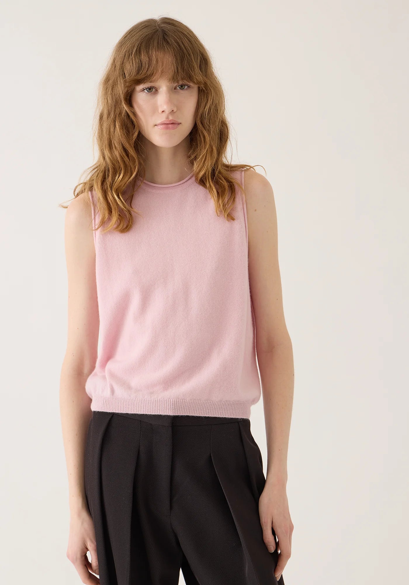 Demylee Kaileigh Cashmere Top Peony Pink-Demylee-Thistle Hill