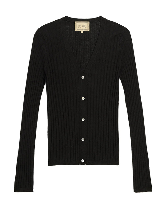 Demylee Kelly Superfine Cashmere Cardigan Black-Demylee-Thistle Hill